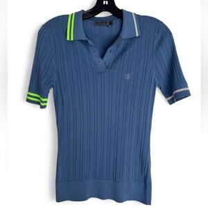 G/FORE Ribbed Knit Golf Polo Shirt – XS